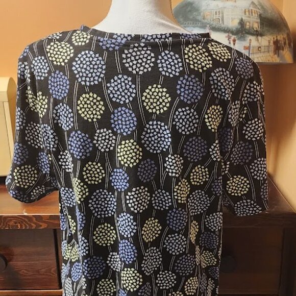 Jones New York Women's Floral-Print Short-Sleeve Top - Picture 3 of 10